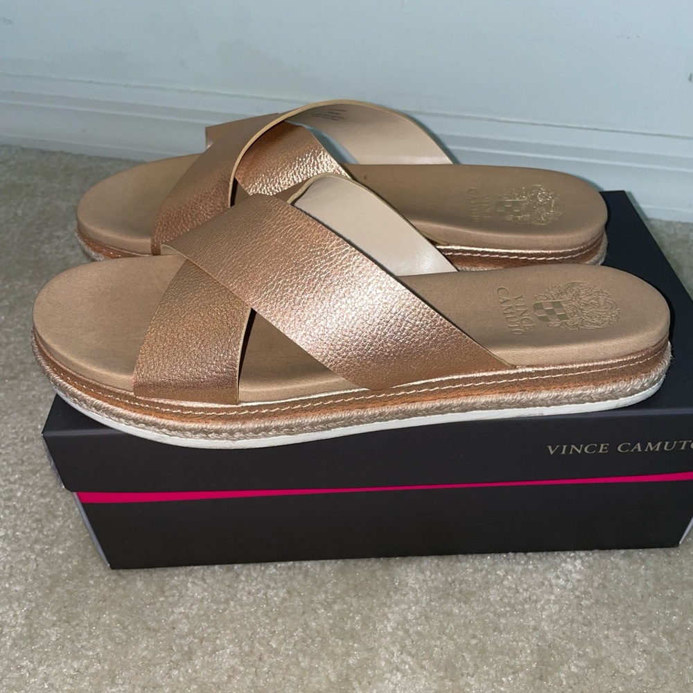 Vince Camuto Rose Gold Sandal